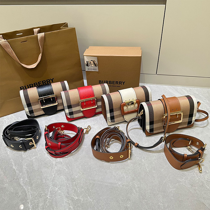 burberry the buckle small crossbody bag